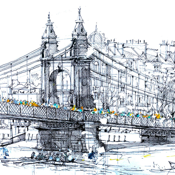 Hammersmith Bridge / Boat Race Day